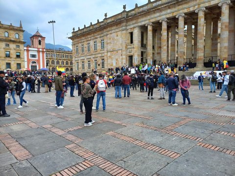 Así avanzan las manifestaciones en contra de las reformas del gobierno Petro