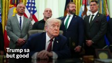 Trump says Iran 'got a little cute', but good conversations are happening