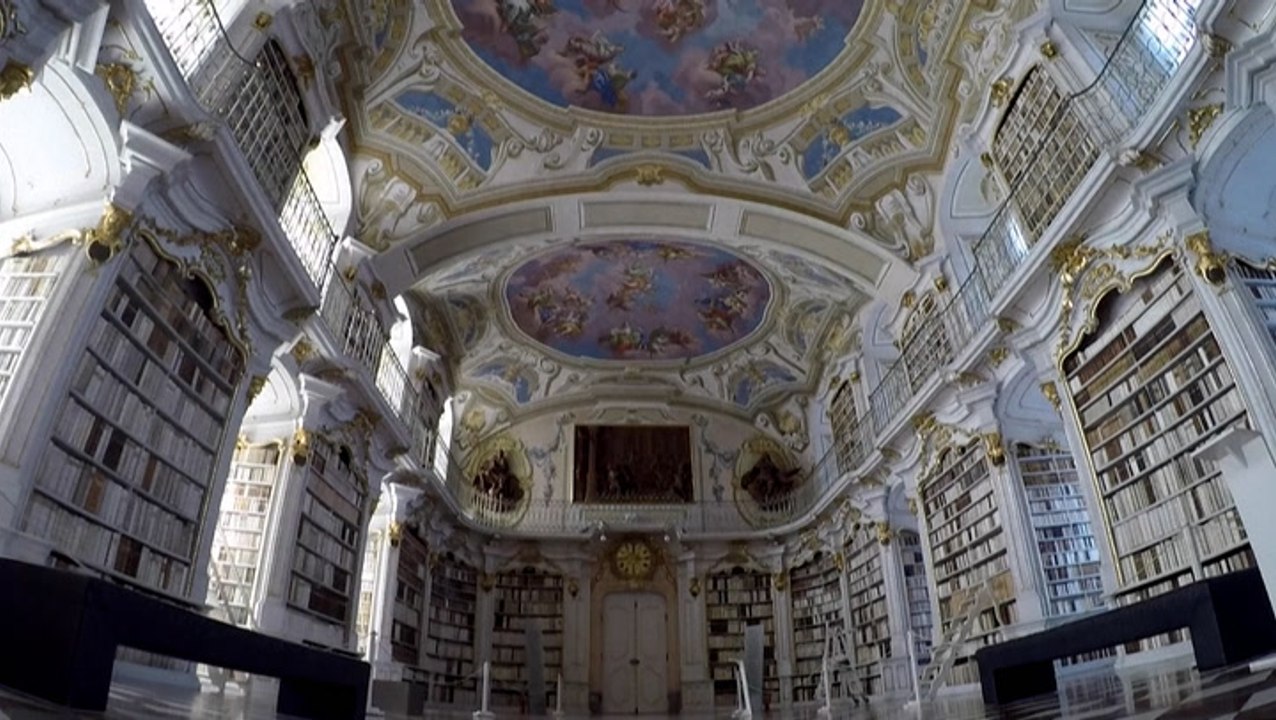 La hermosa biblioteca austriaca que causa furor en las redes sociales