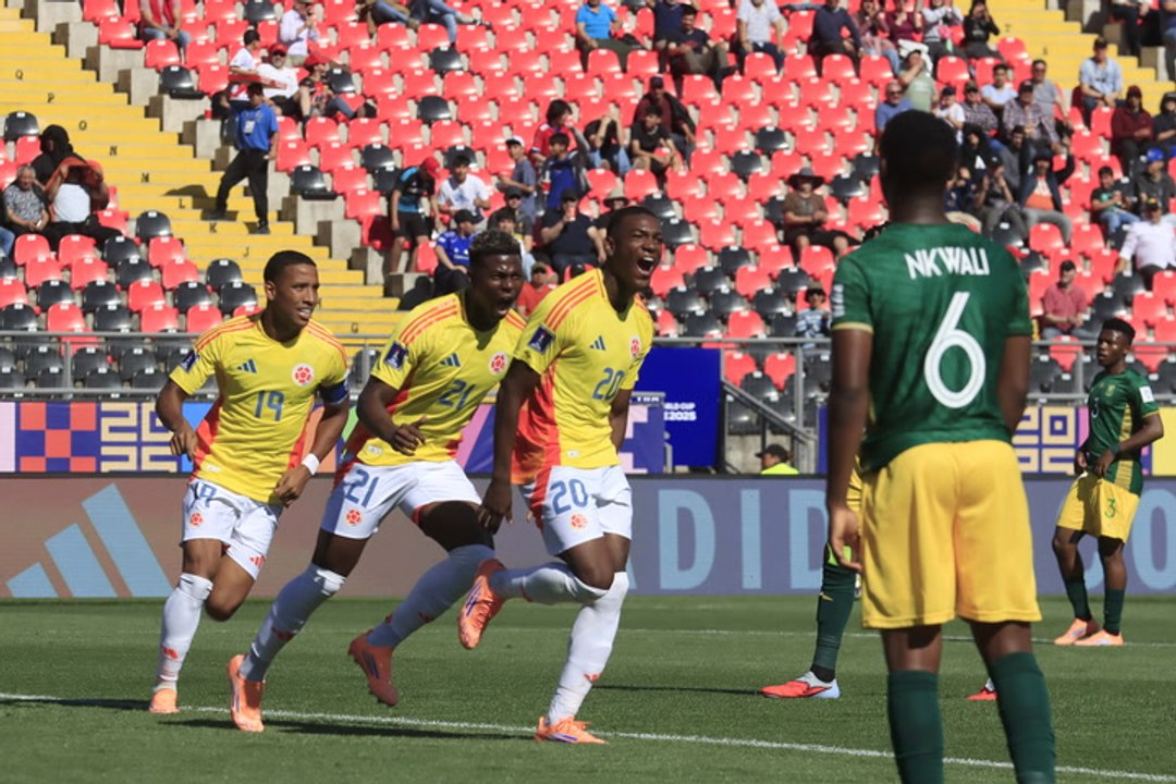 Colombia clasificó a los cuartos de final del Mundial Sub-20 de Chile 2025