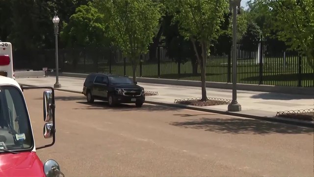 TRUMP MOTORCADE SHOCKS VIRGINIA as he arrives at TRUMP NATIONAL GOLF CLUB
