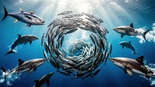 Sardine Bait Ball Chaos