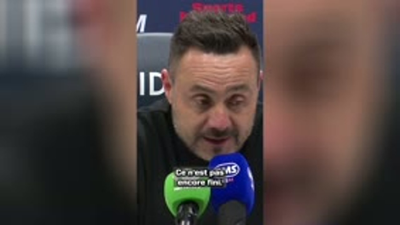 Tottenham - De Zerbi : "Ce n'est pas encore fini"