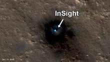 NASA Mars Insight Lander And Dust Devil Tracks Time-Lapse