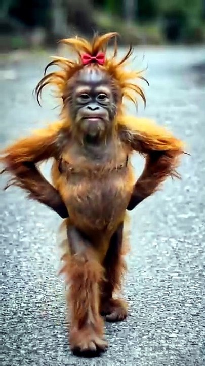 Cute Monkey but Dangerous 😜🐒