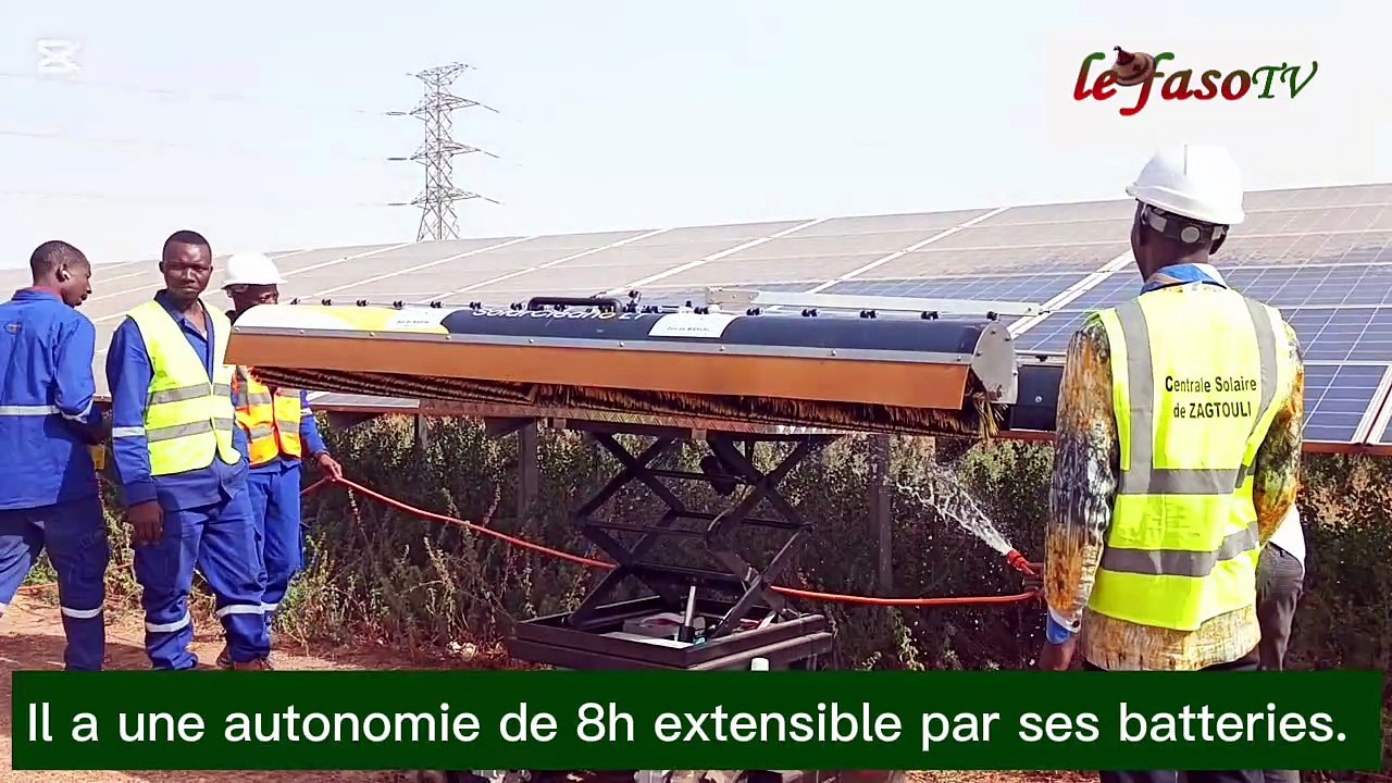 Burkina/Énergie : WASCAL dote la centrale solaire photovoltaïque de Zagtouli d’un robot nettoyant