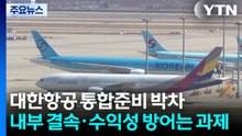 대한항공 통합준비 박차...내부 결속·수익성 방어는 과제 / YTN