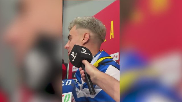 Zona mixta de Real Sociedad tras ganar la final de Copa