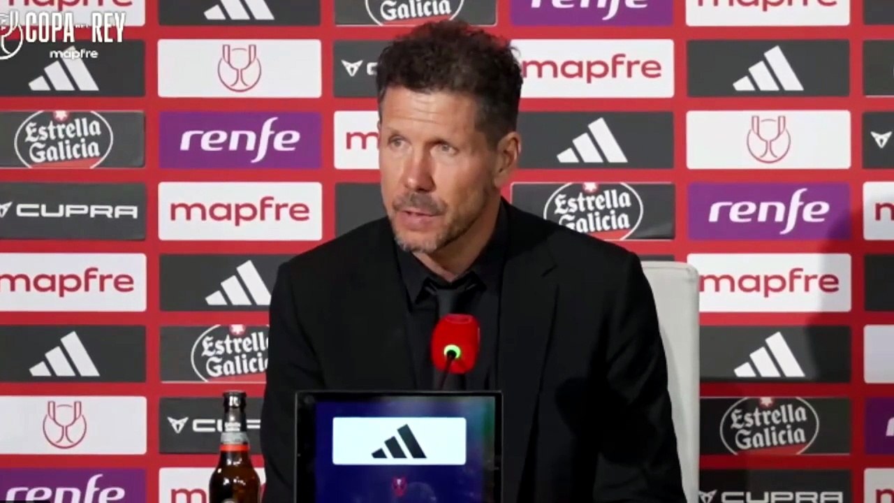 Palbras del Cholo a la afición del Atlético