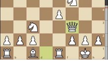 Alekhine sacrifica el caballo y vence a Ricondo (1945)