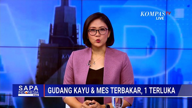 Kebakaran Gudang Kayu dan Mes Karyawan di Denpasar, 12 Unit Damkar Dikerahkan ke Lokasi | SAPA PAGI