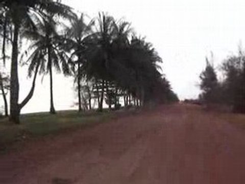 moto coucher de soleil