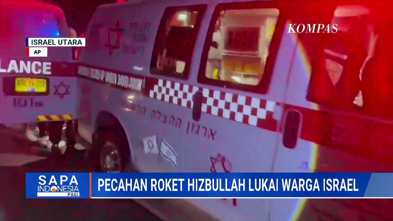 Warga Israel Terluka Kena Pecahan Roket Hizbullah Sebelum Gencatan Senjata Israel-Lebanon