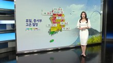 [날씨] 휴일, 중서부 고온 절정...내일 전국 곳곳 비 / YTN