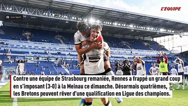 Porté par Estéban Lepaul, Rennes pulvérise Strasbourg et s'invite dans la course à la Ligue des champions - Foot - Ligue 1