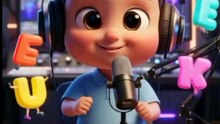 belajar lagu aiueo | Belajar anak-anak Indonesia dan Inggris