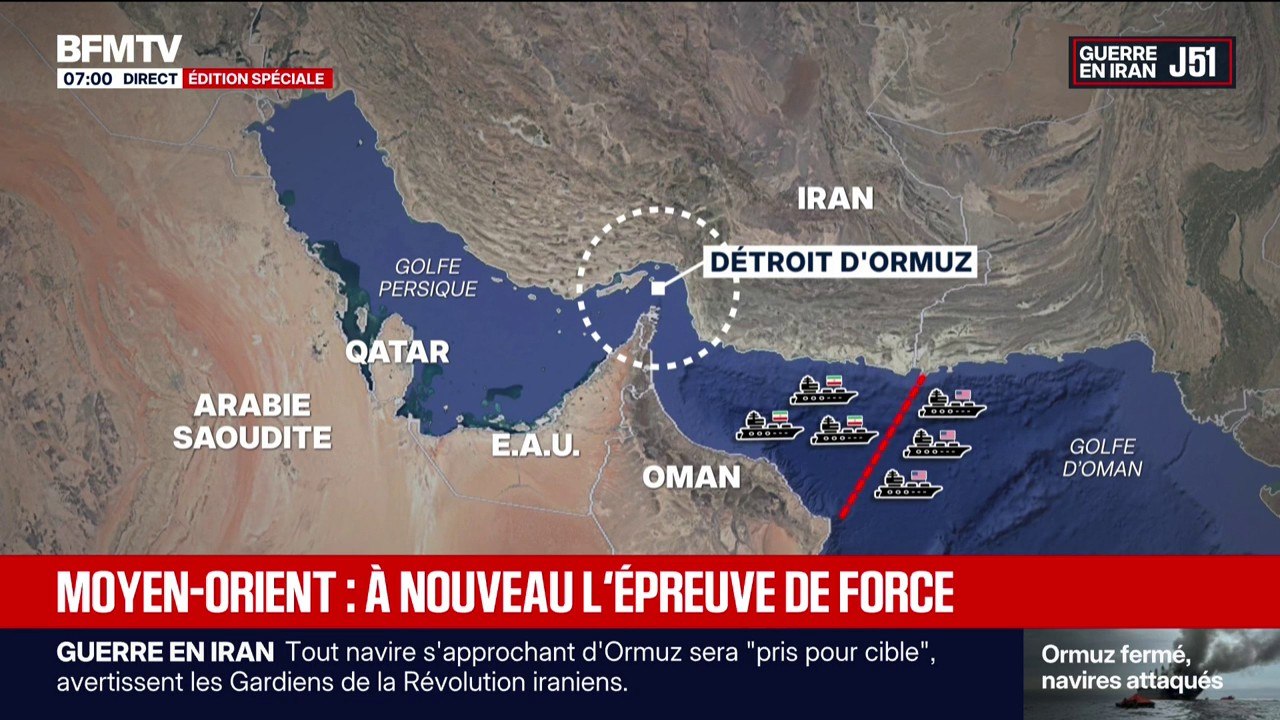 Guerre au Moyen-Orient: l'escalade des tensions autour du détroit d'Ormuz, 48 heures avant l'expiration du cessez-le-feu