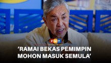 Ramai bekas pemimpin bersama pembangkang mohon masuk semula Umno, kata Zahid