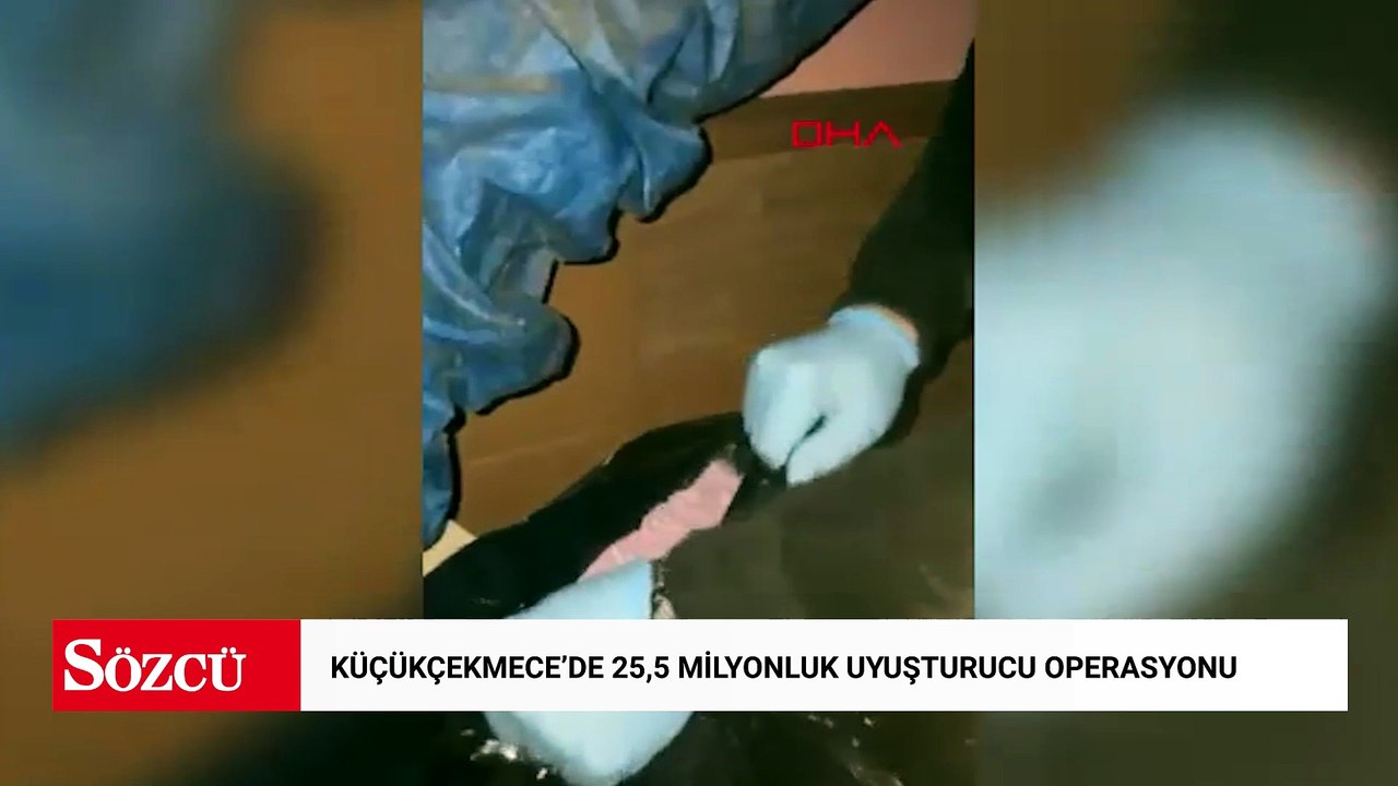 Küçükçekmece’de piyasa değeri 25,5 milyon lira olan 47 bin 873 ekstazi hap ele geçirildi