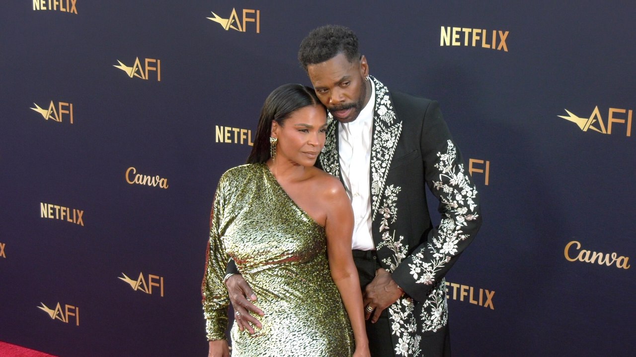 Nia Long and Colman Domingo | 51st AFI Life Achievement Award: A Tribute to Eddie Murphy | Red Carpet