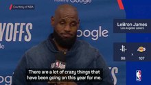 'The craziest thing' - LeBron shares the court with son Bronny in NBA playoffs