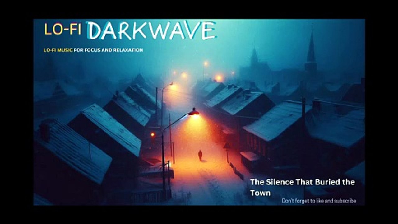 The Silence that Buried the Town - Lo-fi darkwave music for focus, rest and relaxation