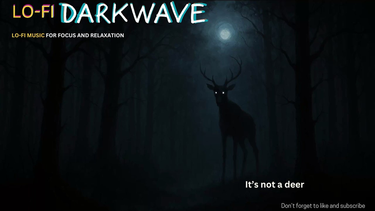 It's Not a Deer -Lo-fi darkwave music for focus, rest and relaxation