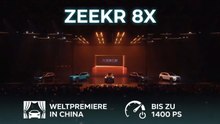 Live Zeekr 8X Weltpremiere: Flaggschiff 1400 PS Luxus-SUV