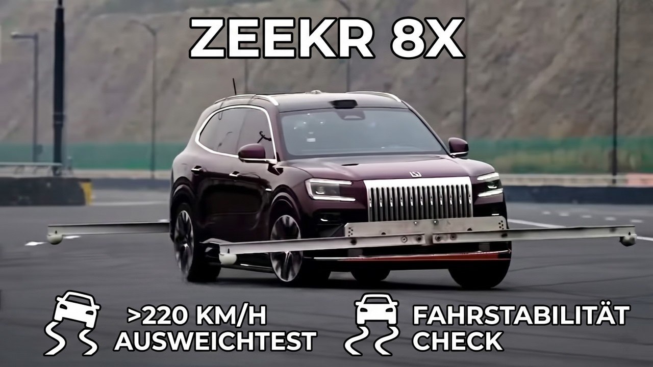 Zeekr 8X: Extremer Ausweichtest bei 220 km/h | 270° & 540° Manöver