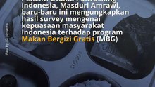 Hasil Survey PublikKepuasan Terhadap Program MBG 55 Persen