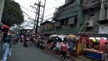 So much going on Pasig Line Street in Manila City in the Philippines