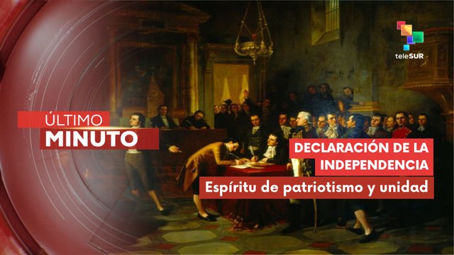 Pueblo de Venezuela conmemora 216 años de la Declaración de Independencia