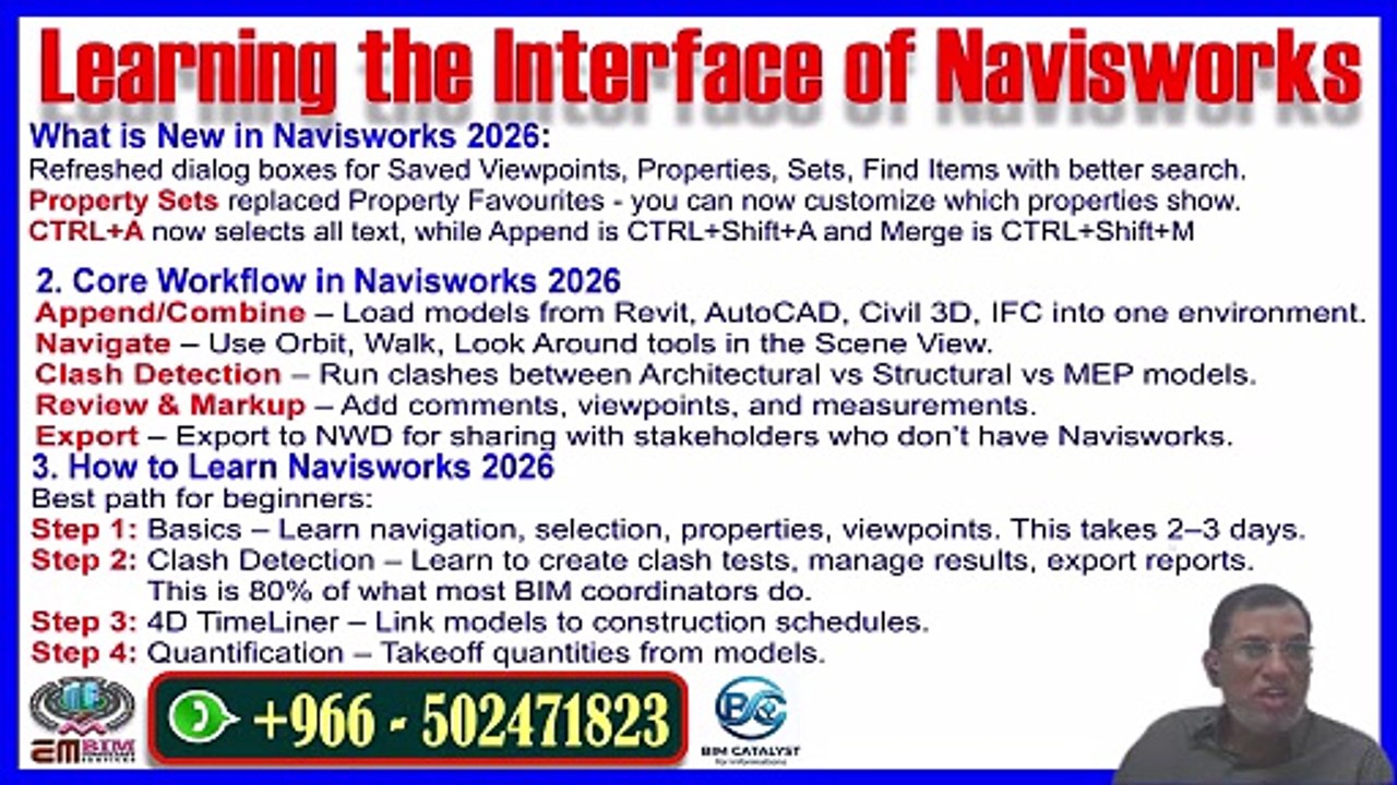 Navisworks 2026 User Interface , what is it and how to use it in UrduPart-04