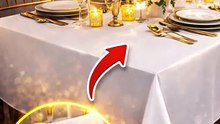 Sancua 2 Pack White Tablecloth 🤍🍽️ | Elegant Dining Table Cover