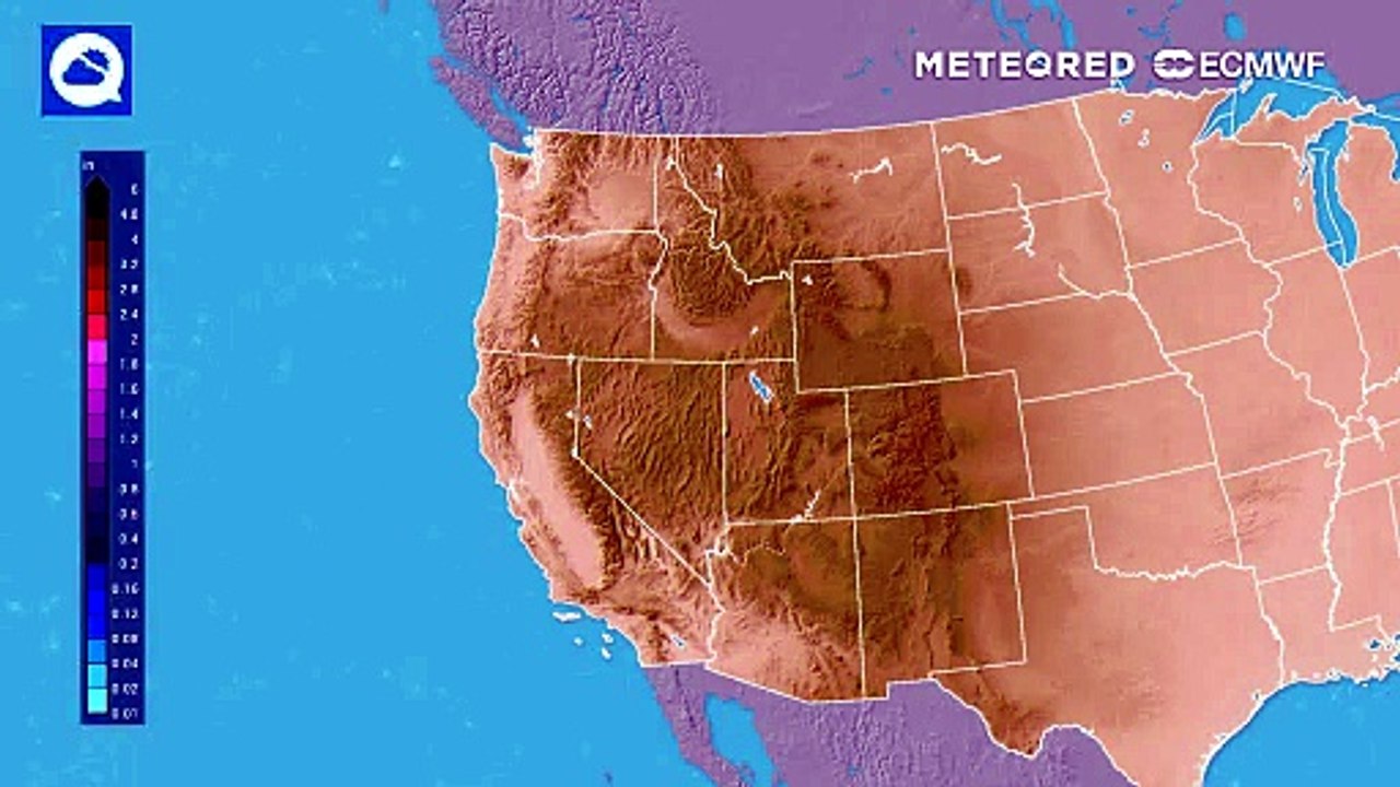 Portions of California and Texas could see some heavy rain early in the week.