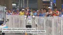 Los robots chinos arrasan a los humanos en el medio maratón de Pekín