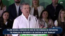 Feijóo acusa a Sánchez de más de 100 subidas de impuestos: “Se penaliza el esfuerzo y se castiga al que trabaja”