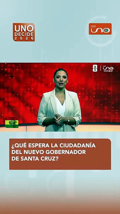 ¿QUÉ ESPERA LA CIUDADANÍA DEL NUEVO GOBERNADOR DE SANTA CRUZ?