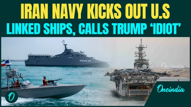 Iran Navy Clashes With U.S Linked Ships Near Strait of Hormuz | Newly Released Video Mocks Trump