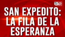 Explosión de Fe: miles de fieles visitan el santuario de San Expedito