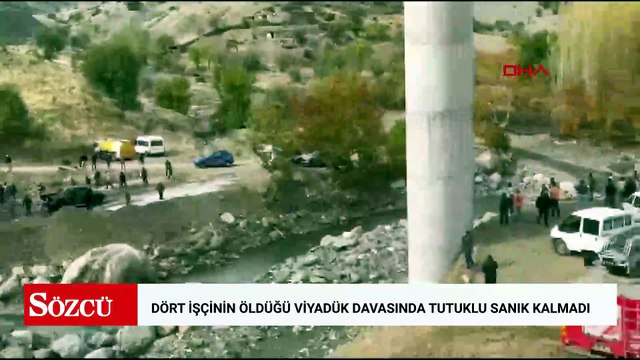 Viyadük inşaatında 4 işçinin öldüğü çökmeye ilişkin görülen davada tutuklu sanık kalmadı