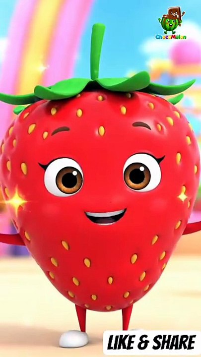 Strawberry Benefits for Kids 🍓 _ Healthy Fruit #shortsSweet #viral #viral #cartoon #shorts
