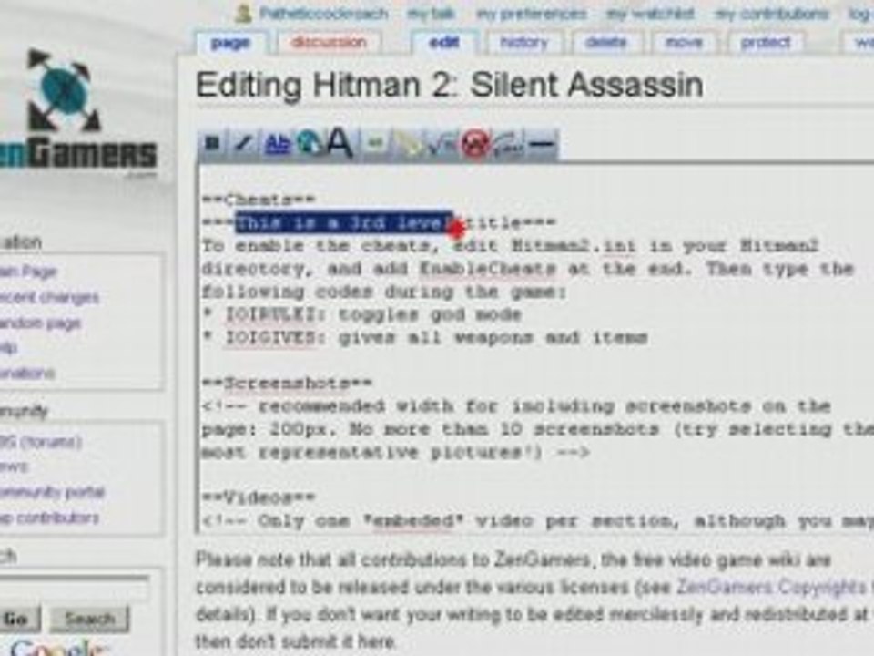 Wiki how-to: how to edit a page