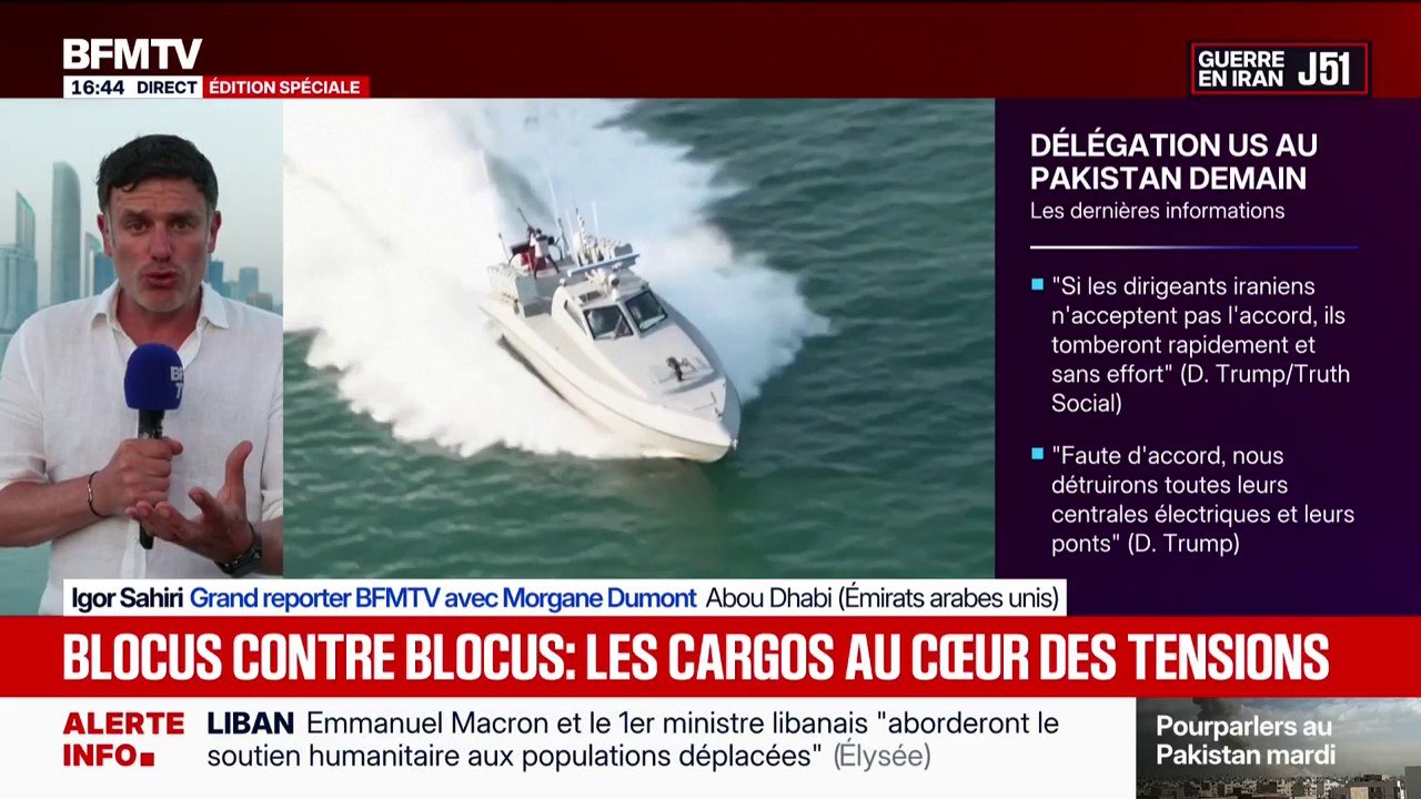 Les blocus américain et iranien autour du détroit d'Ormuz toujours au cœur des tensions