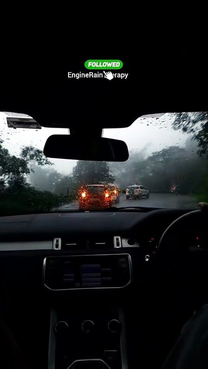 Rainy night drive | ADHD Relief with EngineRainTherapy