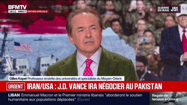 Détroit d'Ormuz: On a le sentiment qu'il y a des tiraillements à l'intérieur du système iranien , explique Gilles Kepel, spécialiste du Moyen-Orient