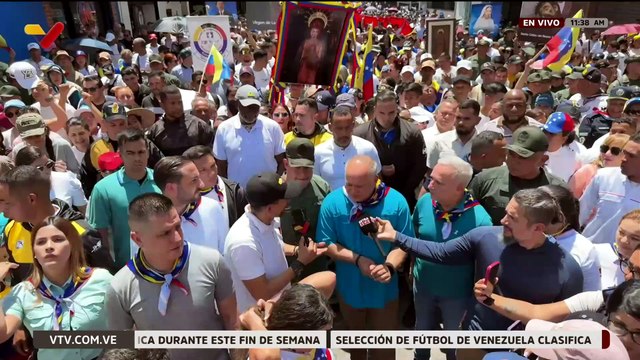 Vpdte. Sec. Diosdado Cabello: Toda Venezuela se moviliza para exigir el cese de las sanciones