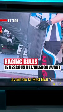 Sous l’aileron avant de la Racing Bulls | F1 Tech #F1 #RedBull #Aérodynamique