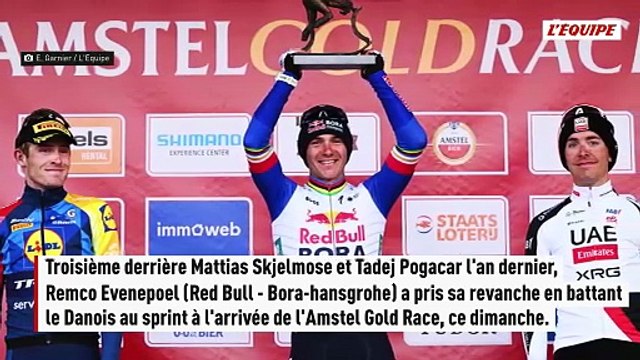 Remco Evenepoel prend sa revanche sur l'Amstel Gold Race en battant Mattias Skjelmose au sprint - Cyclisme - Amstel Gold Race