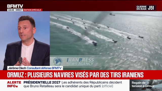 Détroit d'Ormuz: plusieurs navires ont été visés par des tirs iraniens ce samedi 18 avril